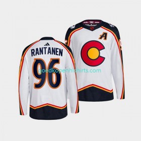 Colorado Avalanche Mikko Rantanen 96 Adidas 2022-2023 Reverse Retro Wit Authentic Shirt - Mannen